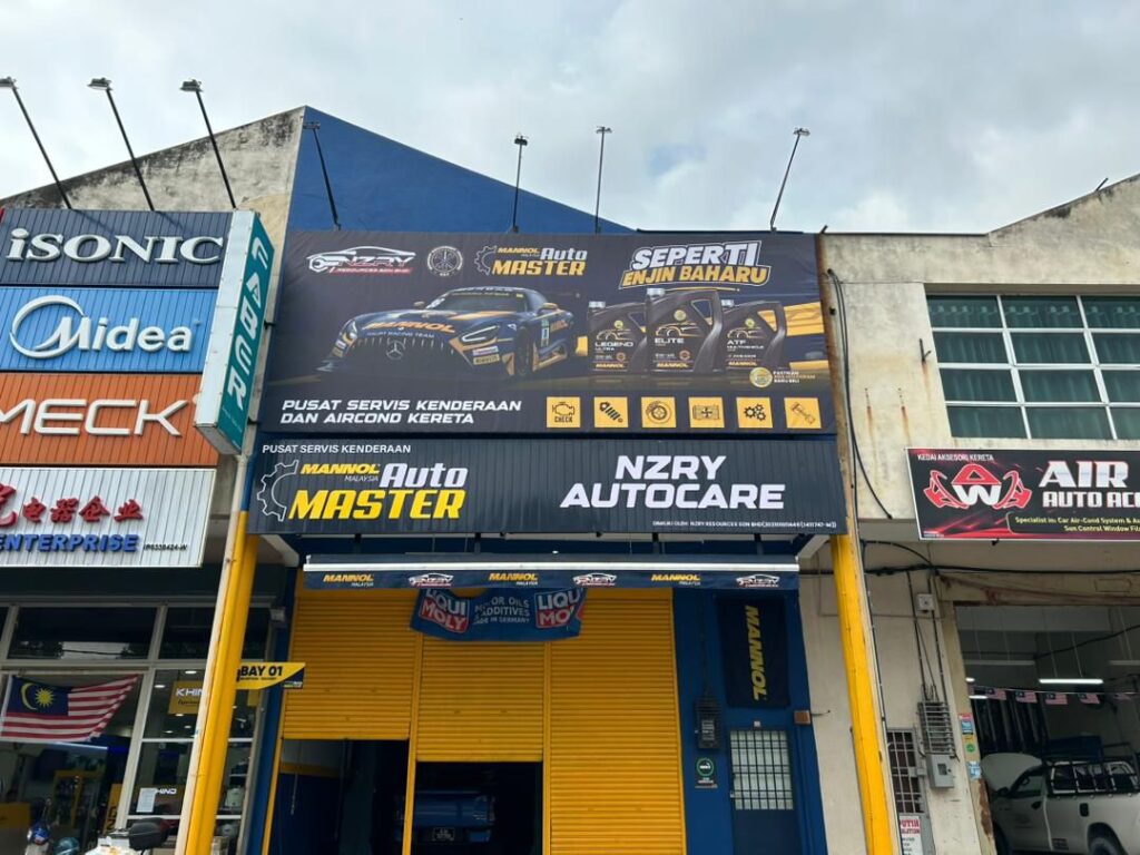Outdoor building signage installation by ZD Sign Specialist