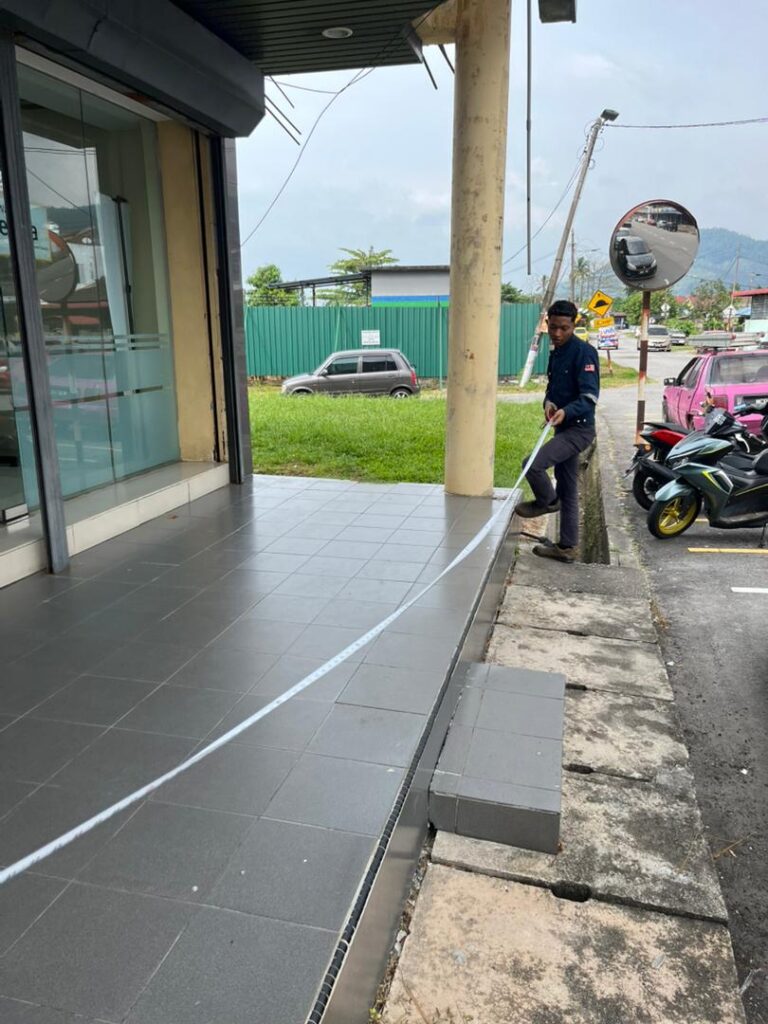 Site mesuring by team installer ZD Sign Specialist