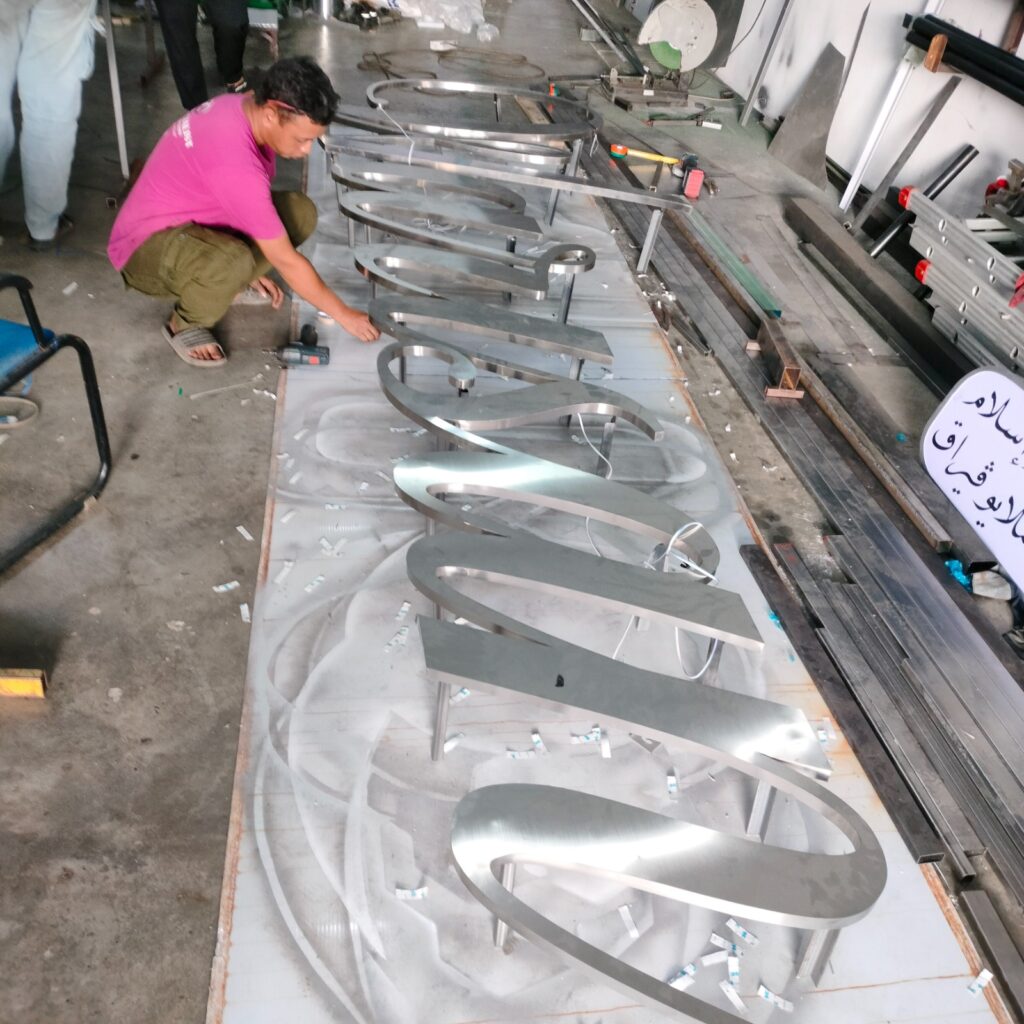 Signboard fabrication process by ZD Sign Specialist